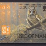 Isle of Man MiNr. 407-414 mit Block 28 Eulen Uhus 1997 postfrisch Tiere