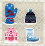 Österreich Markenset "Kuschelig durch den Winter MiNr. 3620 ff postfrisch