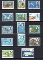 Brit. Terr. Ind. Ozean Slg. von 1968-1976 kpl. MiNr. 1-89 postfrisch