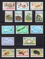 Brit. Terr. Ind. Ozean Slg. von 1968-1976 kpl. MiNr. 1-89 postfrisch