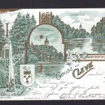 AK Cleve (Kleve) NRW 1900 Schwanenburg + Amphietheater