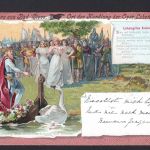 AK Cleve (Kleve) NRW 1899 Lohengrins Ankunft