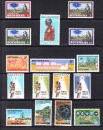 Botswana Slg. von 1968-1970 kpl. MiNr. 1-70 postfrisch