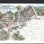 AK Cleve (Kleve) NRW 1897 Pension Sonderkamp Berg u. Thal