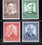 Bund MiNr. 173-176 postfrisch geprüft Schlegel