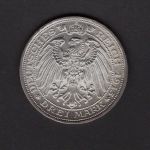 Preussen 1915 A 3 Mark Wilhelm II. Mansfelder Bergbau vz-st