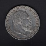 Württemberg 1903 5 Mark Wilhelm II. ss-vz