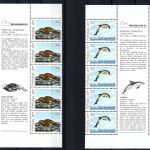 Portugal MiNr. 1604-1607 Bedrohte Meerestiere Bogenteile postfrisch Tiere