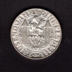 Weimar 1928 D 3 Reichsmark Dinkelsbühl vz-st