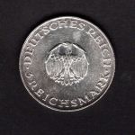 Weimar 1929 D 3 Reichsmark Gotthold E. Lessing ss-vz