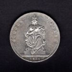 Preussen 1871 Siegestaler König Wilhelm vz-st