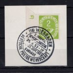 Bund MiNr. 123 DZ 2 Briefstück geprüft Schlegel