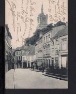 AK Cleve (Kleve) NRW 1918 Große Straße, Schwanenturm und Brunnen