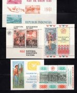 Indonesien Lot Blöcke/ Kleinbögen postfrisch