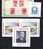 Albanien Lot Blöcke/ Kleinbögen postfrisch