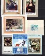 Albanien Lot Blöcke/ Kleinbögen postfrisch