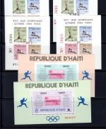 Haiti Lot Blöcke/ Kleinbögen postfrisch