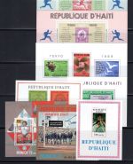 Haiti Lot Blöcke/ Kleinbögen postfrisch