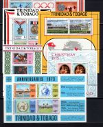 Trinidad & Tobago Lot Blöcke/ Kleinbögen postfrisch