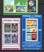 Trinidad & Tobago Lot Blöcke/ Kleinbögen postfrisch