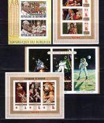 Burundi Lot Blöcke/ Kleinbögen postfrisch