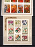 Burundi Lot Blöcke/ Kleinbögen postfrisch