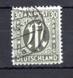 Bi-Zone MiNr. 29 a Az gestempelt geprüft Hettler