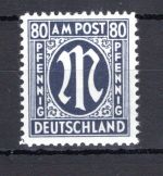 Bi-Zone MiNr. 34 b Cz postfrisch geprüft Wehner