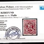 Bi-Zone MiNr. 33 a Bz gestempelt Kurzbefund Wehner