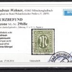 Bi-Zone MiNr. 29 b Bz gestempelt Kurzbefund Wehner