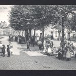 AK Cleve (Kleve) NRW 1917 Großer Markt mit Markttreiben