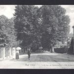 AK Cleve (Kleve) NRW 1916 Nassauerallee von Villa Bellevue aus