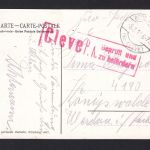 AK Cleve (Kleve) NRW 1916 Nassauerallee von Villa Bellevue aus