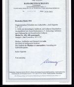 Deutsches Reich MiNr. 456 + 458 u.a. R-Brief Fotoattest Schlegel