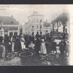 AK Cleve (Kleve) NRW 1903 Markttag in Bad Cleve