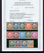 Deutsches Reich MiNr. 482-495 postfrisch Fotoattest Schlegel