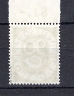 Bund MiNr. 138 Oberrand postfrisch gefaltet, geprüft Schlegel