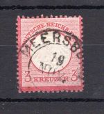 Kaiserreich MiNr. 9 gestempelt geprüft Hennies