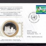 UNO Wien 1979 Numisbrief Donaupark Limited Edition 925er Silber PP