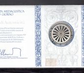 Italien 1975 Numisbrief Medaille Michelangelo 925er Silber PP