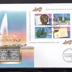 Schweiz 1990 Numisbrief Medaille Lokalbriefmarken Genf Feinsilber