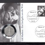 Bund 1993 Numisbrief 5 Reichsmark Garnisonskirche 1934, Lili Marleen