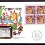Schweiz 1985 Numisbrief Medaille Pro Juventute Schneewittchen Silber