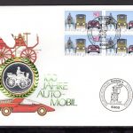 Bund 1986 Numisbrief Medaille 100 jahre Automobil, Feinsilber PP