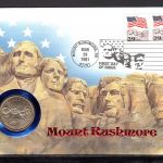 USA 1991 Numisbrief 1/2 Dollar Mount Rushmore ST