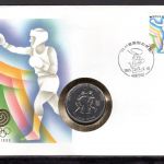 Korea Süd 1988 Numisbrief 2000 Won Olympiade Seoul ST