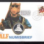 Bund 1991 Numisbrief mit Medaille ALF, Silber? PP