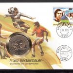 Bund 1978 Numisbrief 5 Dollars Niue Franz Beckenbauer ST