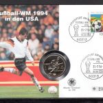 Bund 1994 Numisbrief USA 1/2 Dollar Fußball WM 1994 ST