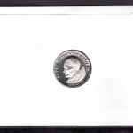 Bund 1987 Numisbrief Medaille Mater Dei Memento Mei, versilbert ST